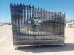 Unused Greatbear 20ft Iron Gate with ''DEER '' Artwork in the Middle Gate Frame - 2