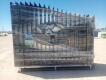 Unused Greatbear 20ft Iron Gate with ''DEER '' Artwork in the Middle Gate Frame - 2