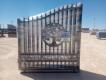 Unused Greatbear 14ft Iron Gate with ''TREE '' Artwork in the Middle Gate Frame - 2