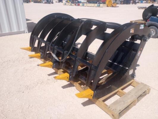 Unused Distributions S-ERGR2130 Hydraulic Root Grapple (Skid Steer Attachment)