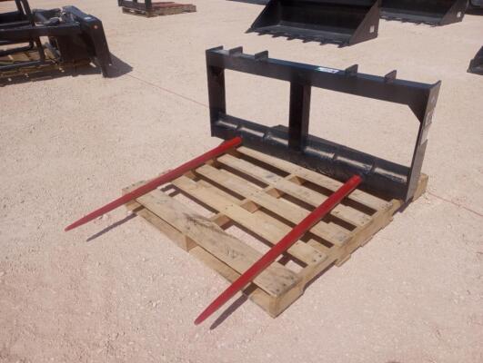 Unused Hay Spear (Skid Steer Attachment)