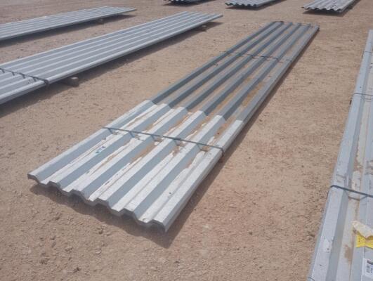 Bundle of 20' 6" 24 Gauge Sheets Metal 21 per Bundle +/-