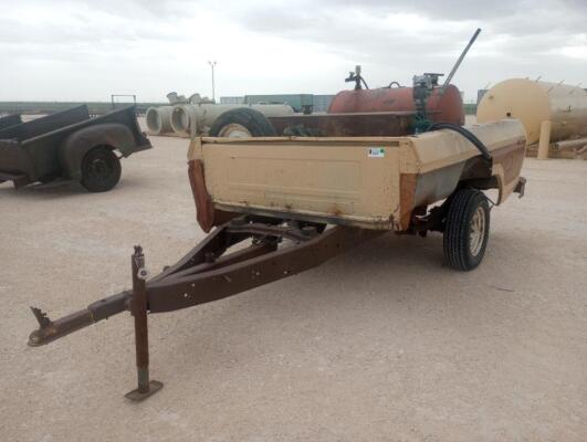 Shop Made 8Ft Ford Pickup Bed Trailer w/(2) Fuel Tanks and Air Tank