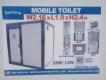 Unused Bastone Portable Toilet w/ Shower