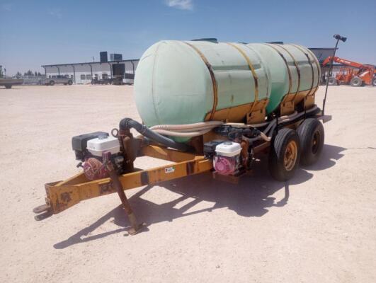 Nurse Tank Trailer w/(2) 500 Gallon Tanks