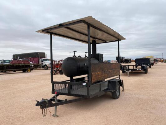 Shop Made Portable BBQ Smoker Trailer