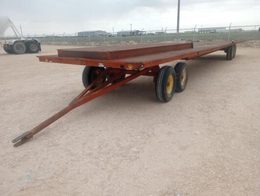 40Ft x 96” Farm Wagon, Rear and Front Tandem Axles