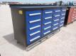 Unused Steelman 7Ft (20) Drawers Stainless Steel Workbench - 4