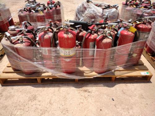 Pallet of Misc Fire Extinguishers