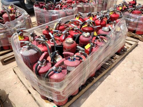 Pallet of Misc Fire Extinguishers