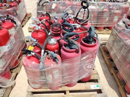 Pallet of Misc Fire Extinguishers