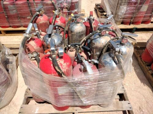 Pallet of Misc Fire Extinguishers