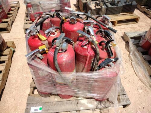 Pallet of Misc Fire Extinguishers