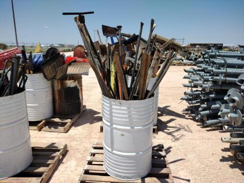 Lot of Misc Steel Tamping / Digging Bars