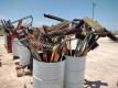 Lot of Misc Shop Brooms/Shovels and Rakes - 3