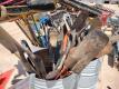 Lot of Misc Shop Brooms/Shovels and Rakes - 5