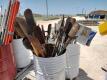 Lot of Misc Post Hole Digger/Shovels - 4