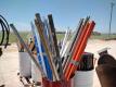 Lot of Misc Flexible Utility Marker Installation Tools/Misc Extension Handles - 7