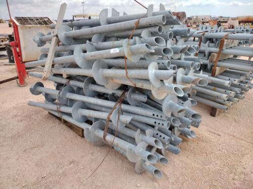Lot of Helical Pile+Anchors