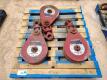 (3) Johnson 22 Tons Sheave Blocks