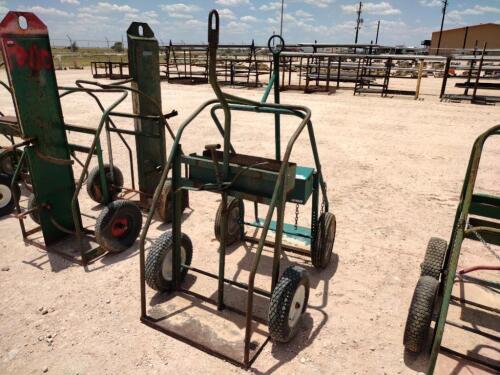 (2) Dual Cylinder Gas Welding Carts