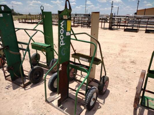(2) Dual Cylinder Gas Welding Carts