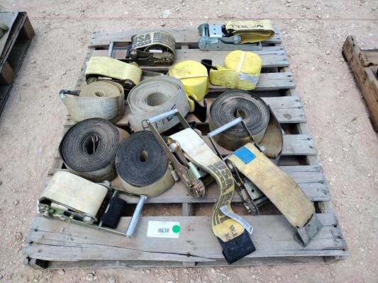 Pallet of Misc Ratchet Straps