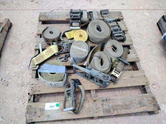 Pallet of Misc Ratchet Straps