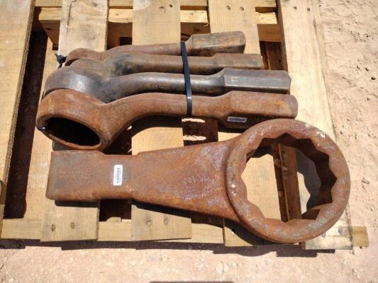 (5) Misc Sizes Hammer Wrenches