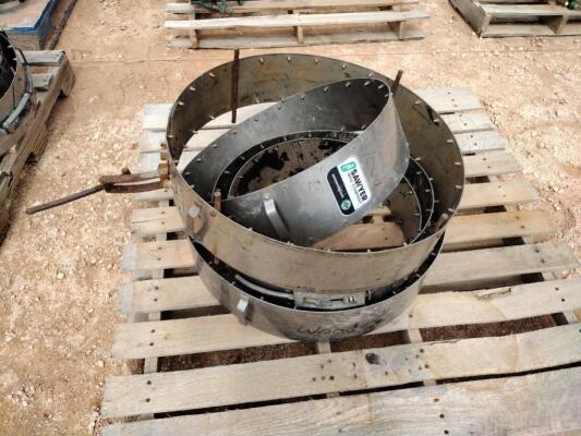 (5) Sawyer Pipe Beveling Bands ( Different Sizes )
