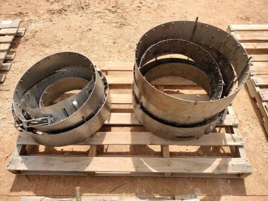 (10) Sawyer Pipe Beveling Bands ( Different Sizes )