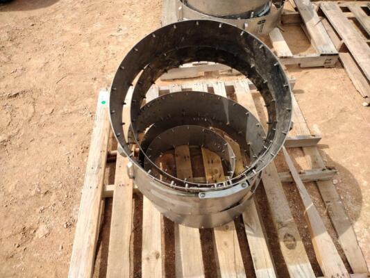 (5) Sawyer Pipe Beveling Bands ( Different Sizes )