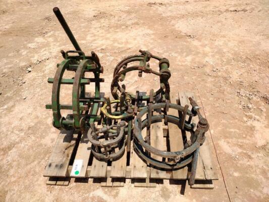 (5) Line Up Pipe Clamps