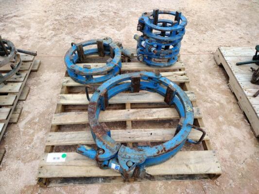 (5) KC Ratchet Pipe Clamps