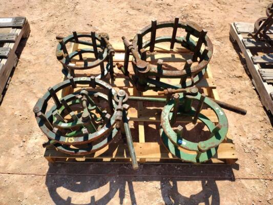 (5) Line Up Pipe Clamps