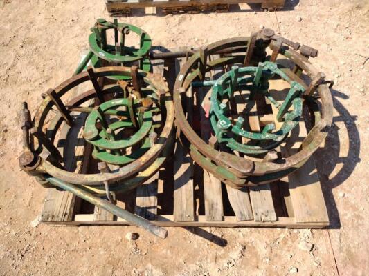 (5) Line Up Pipe Clamps