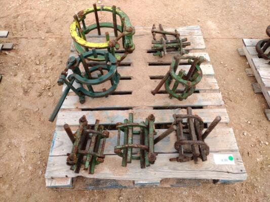 (7) Line Up Pipe Clamps