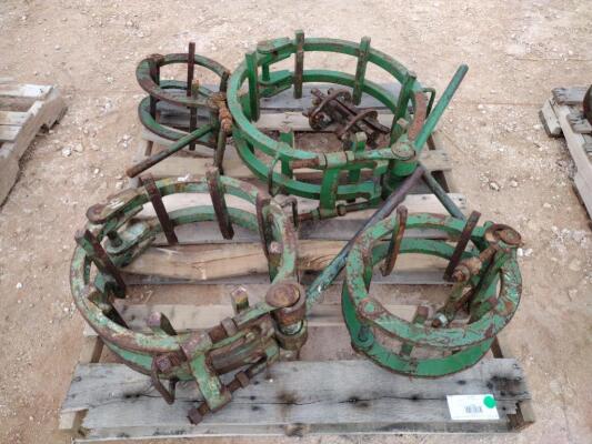 (5) Line Up Pipe Clamps