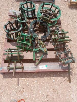 (11) Line Up Pipe Clamps