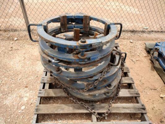 (4) 20'' KC Ratchet Pipe Clamps