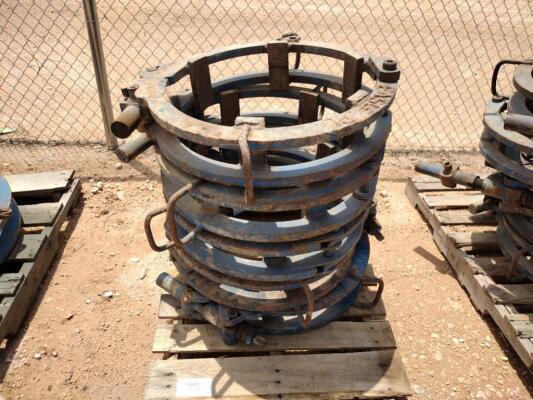 (5) 20'' KC Ratchet Pipe Clamps