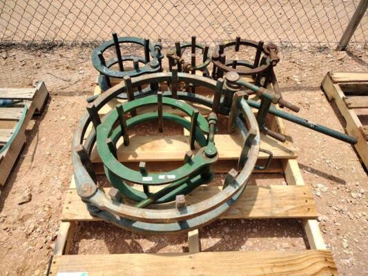 (5) Line Up Pipe Clamps