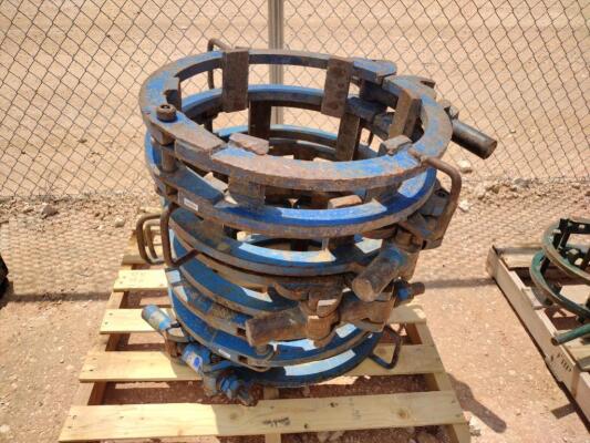 (5) 20'' KC Ratchet Pipe Clamps