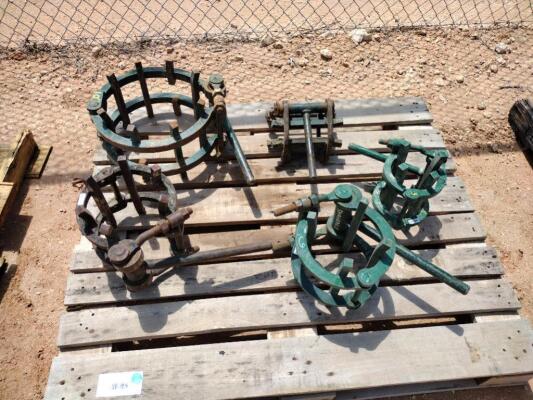 (5) Line Up Pipe Clamps