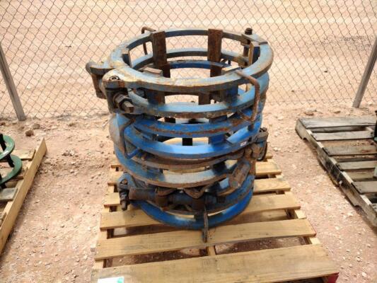 (5) 20'' KC Ratchet Pipe Clamps