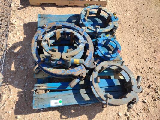 (5) KC Ratchet Pipe Clamps