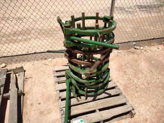 (4) 16'' Line Up Pipe Clamps