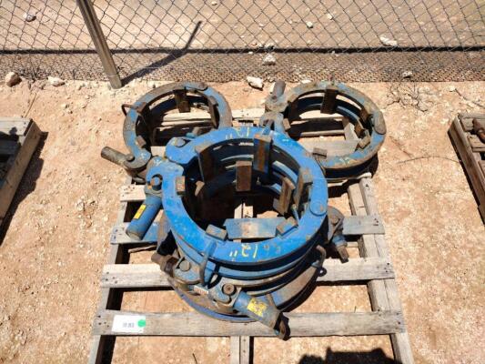 (5) KC Ratchet Pipe Clamps