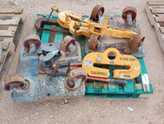 (3) Caldwell 5 Ton Beam Clamps