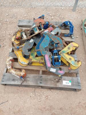 Pallet of Misc Beam Clamps